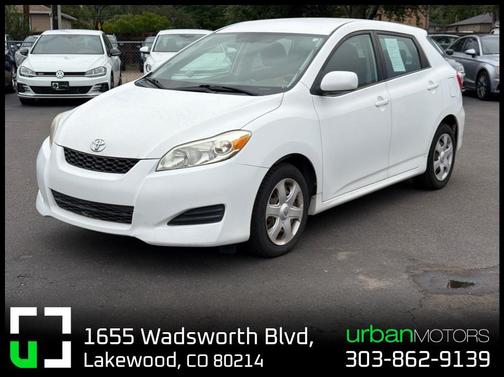 Super White 2009 Toyota Matrix S