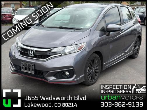 Modern Steel Metallic 2018 Honda Fit Sport