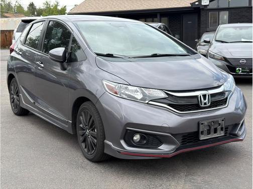 Modern Steel Metallic 2018 Honda Fit Sport
