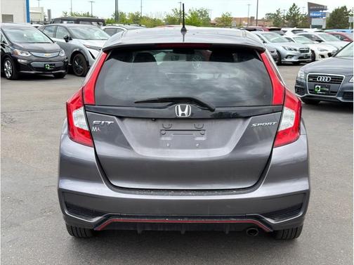 Modern Steel Metallic 2018 Honda Fit Sport