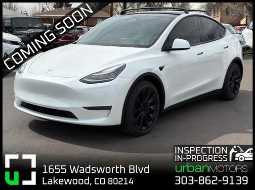 Pearl White Multi-Coat 2021 Tesla Model Y Long Range Dual Motor All-Wheel Drive