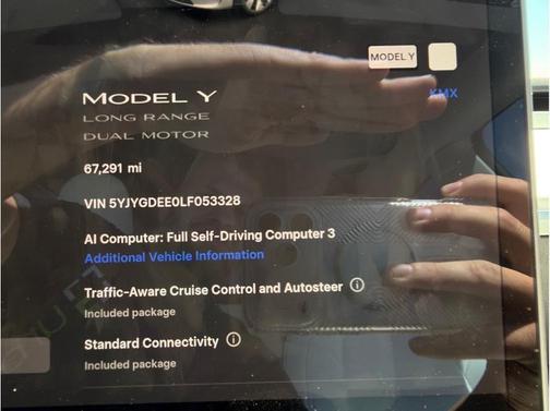 Pearl White Multi-Coat 2020 Tesla Model Y Long Range Dual Motor All-Wheel Drive
