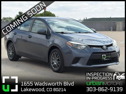 Slate Metallic 2014 Toyota Corolla LE