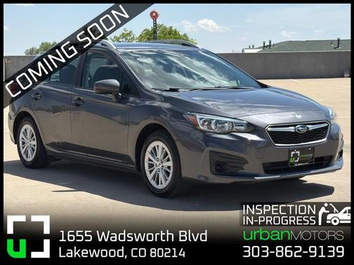 Magnetite Gray Metallic 2018 Subaru Impreza 2.0i Premium
