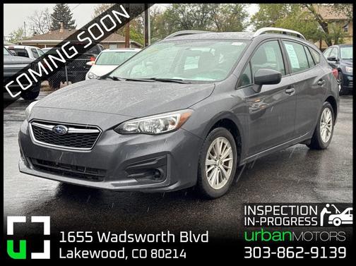 Magnetite Gray Metallic 2018 Subaru Impreza 2.0i Premium