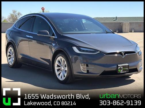 Titanium Metallic 2016 Tesla Model X P90D