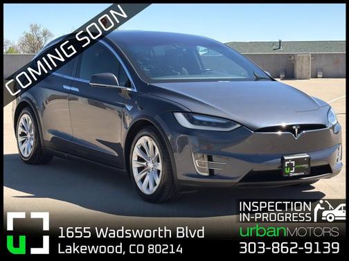 Titanium Metallic 2016 Tesla Model X P90D