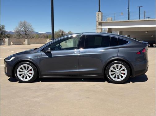Titanium Metallic 2016 Tesla Model X P90D
