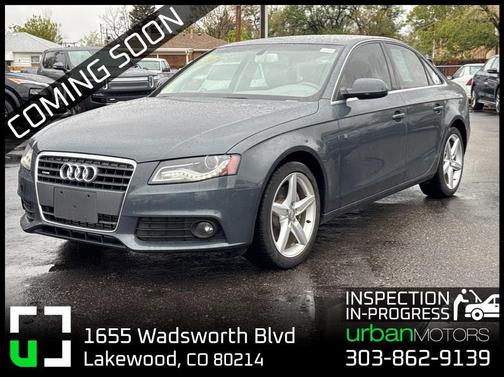 Gray 2011 Audi A4 2.0T Premium quattro