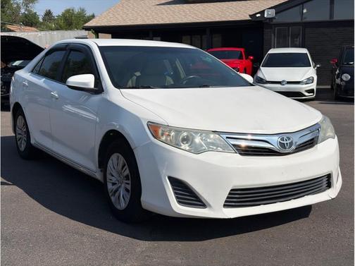 Super White 2012 Toyota Camry LE
