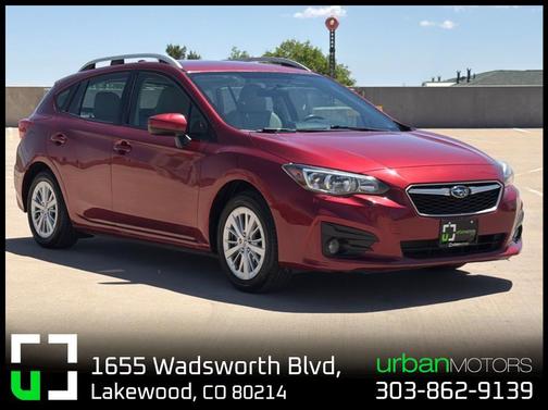 Crimson Red Pearl 2018 Subaru Impreza 2.0i Premium