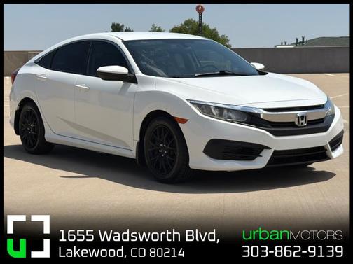 Taffeta White 2018 Honda Civic LX