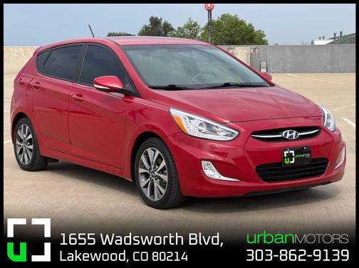 Boston Red Metallic 2015 Hyundai Accent Sport
