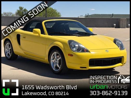2001 Toyota MR2 Spyder - 5 SPD Manual - Coming Soon