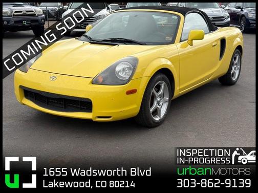 Solar Yellow 2001 Toyota MR2 Spyder - 5 SPD Manual - Coming Soon