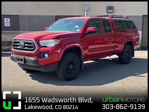Barcelona Red Metallic 2021 Toyota Tacoma SR5