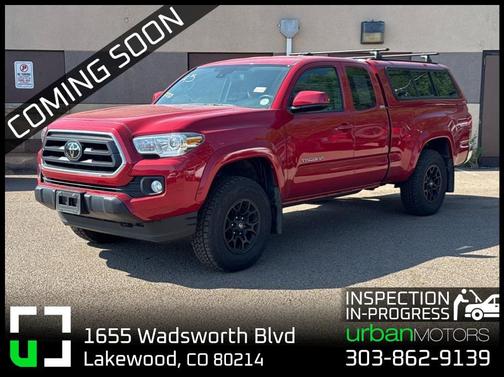 Barcelona Red Metallic 2021 Toyota Tacoma SR5