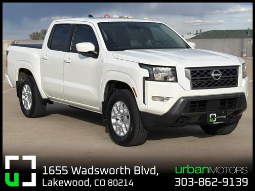 Glacier White 2022 Nissan Frontier SV