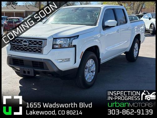 Glacier White 2022 Nissan Frontier SV