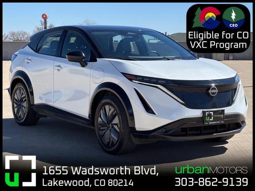 White 2023 Nissan ARIYA ENGAGE+