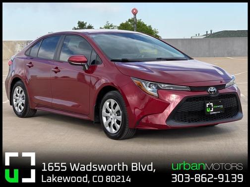 Ruby Flare Pearl 2022 Toyota Corolla LE