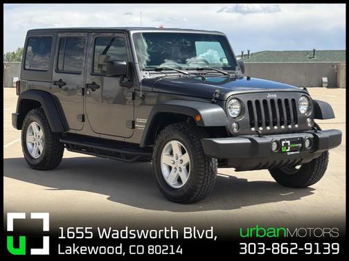 Granite Crystal Metallic Clearcoat 2018 Jeep Wrangler JK Unlimited Sport