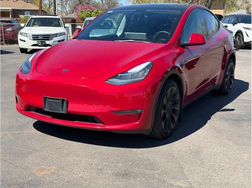 Red 2021 Tesla Model Y Long Range - Coming Soon