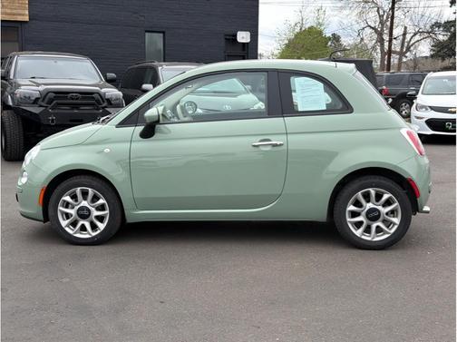 Green 2017 FIAT 500 Pop