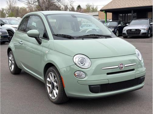 Green 2017 FIAT 500 Pop