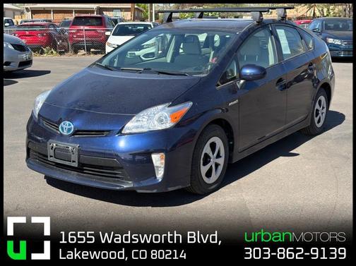 Nautical Blue Metallic 2014 Toyota Prius Four