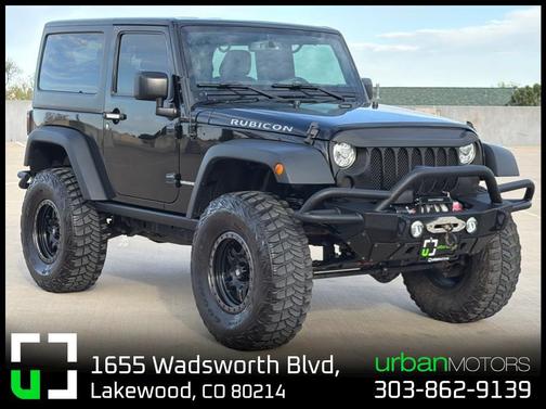 Black Clearcoat 2017 Jeep Wrangler Rubicon