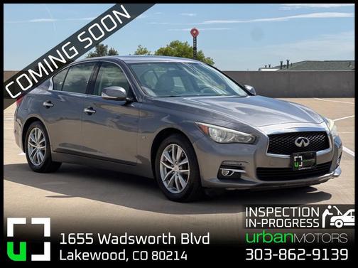 Graphite Shadow 2014 INFINITI Q50 Premium
