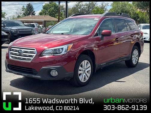 Burgundy 2017 Subaru Outback 2.5i Premium