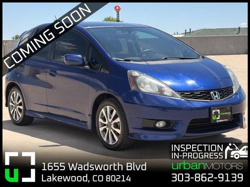 Blue 2012 Honda Fit Sport