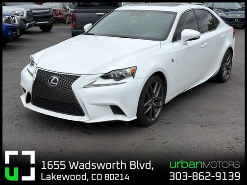 White 2014 Lexus IS 250 Base
