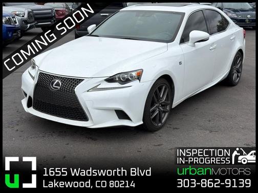 White 2014 Lexus IS 250 Base