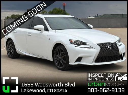 White 2014 Lexus IS 250 Base