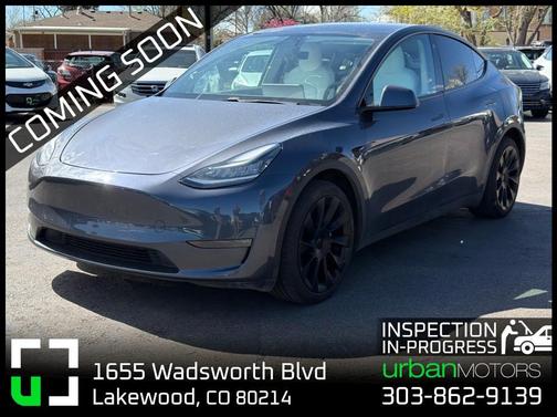 Gray 2020 Tesla Model Y Long Range Dual Motor All-Wheel Drive