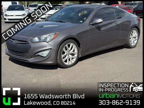 Gray 2013 Hyundai Genesis Coupe 3.8 Grand Touring