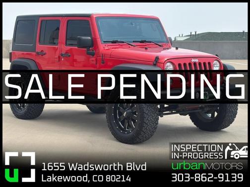 Firecracker Red Clearcoat 2016 Jeep Wrangler Unlimited Sport