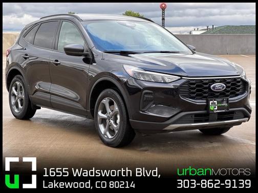 Agate Black Metallic 2025 Ford Escape ST-Line