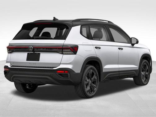 Pure White 2026 Volkswagen Taos SE Black