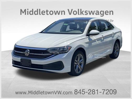 Opal White Pearl 2023 Volkswagen Jetta 1.5T SE