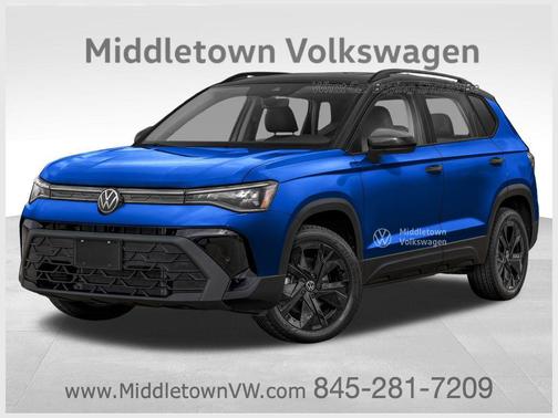 Cornflower Blue w/Deep Black Roof 2026 Volkswagen Taos SE Black