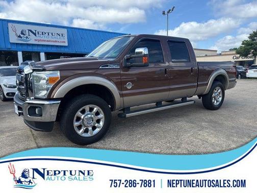 Vermillion Red 2011 Ford F-250 Lariat