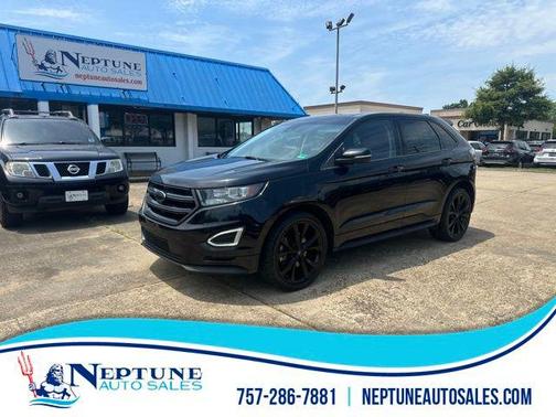 Shadow Black 2017 Ford Edge Sport