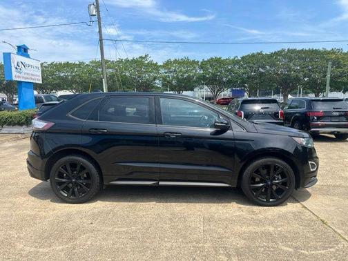 Shadow Black 2017 Ford Edge Sport