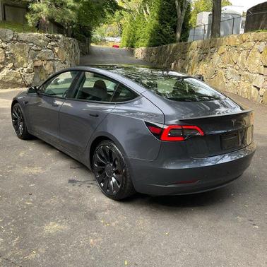Gray 2023 Tesla Model 3 Performance