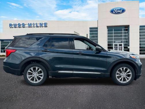 Stone Blue 2023 Ford Explorer XLT