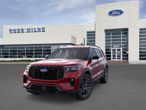 Red Metallic 2026 Ford Explorer ST-Line